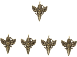 4 Piezas De Colgante Con Argolla Para Mazo De Demonio, Mini Colgante Vajra, Colgante Para Collar, Dijes