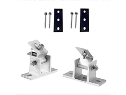 Kit De Soporte Para Paneles Solares Con Soportes Ajustables Y Tornillos En Aluminio Y Acero Inoxidable.