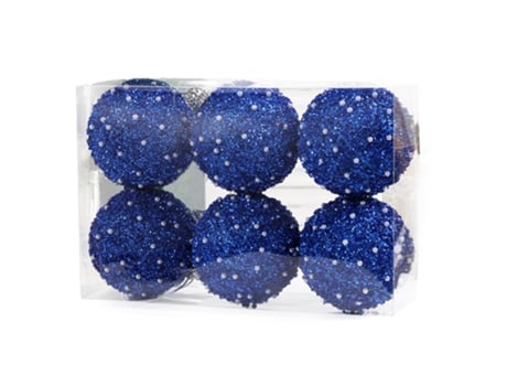 Adornos de bolas de Navidad, decoraciones navideñas Bolas de árboles para árboles de Navidad Decoraciones navideñas para fiestas, azul