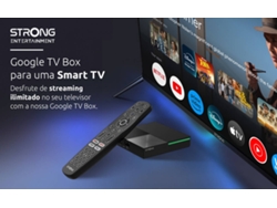 Box Smart TV STRONG LEAP-S3 PRO (Google TV - 4K Ultra HD - 4 GB RAM - Wi-Fi)