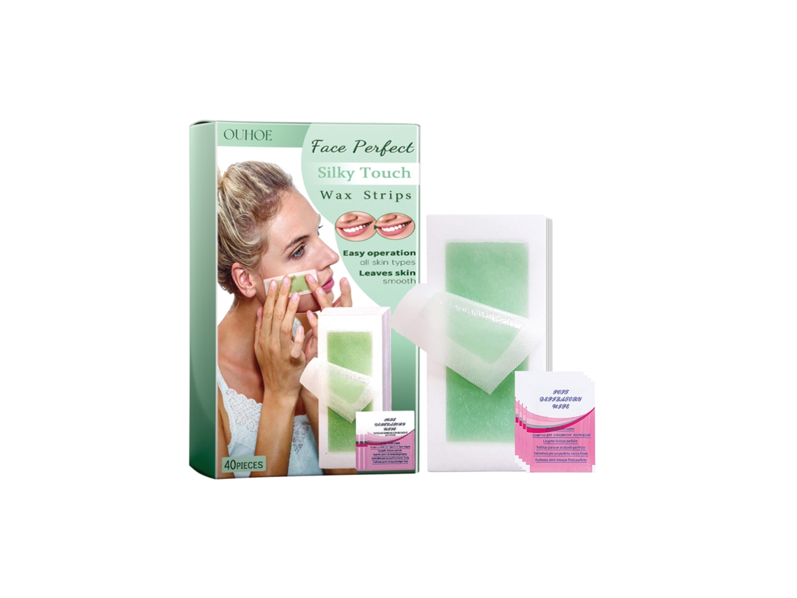 Bandas de cera facial