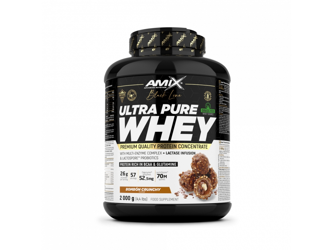 Suero de leche ultra puro de 2 kg Amix Nutrition