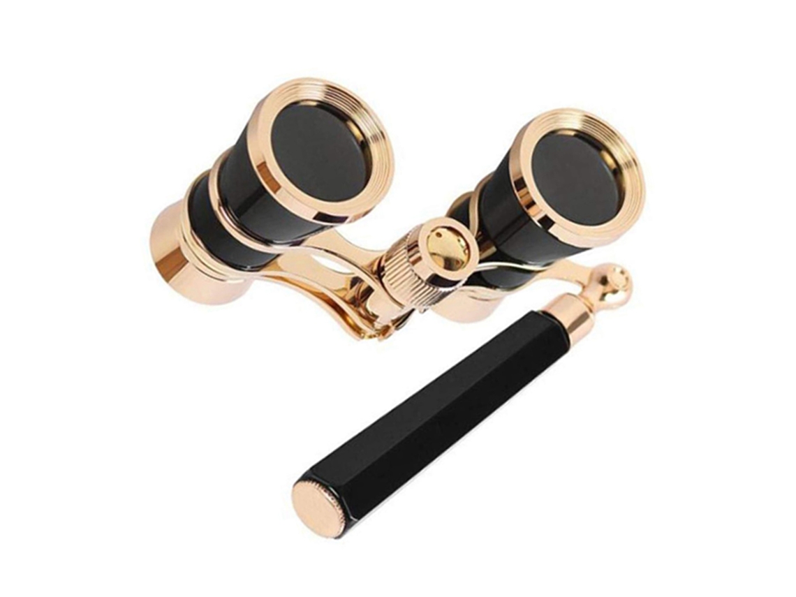 Prismáticos Mini De Metal Ligeros 3x25 Con Correa Plegable Para Adultos Y Niños En Espectáculos Y Conciertos.