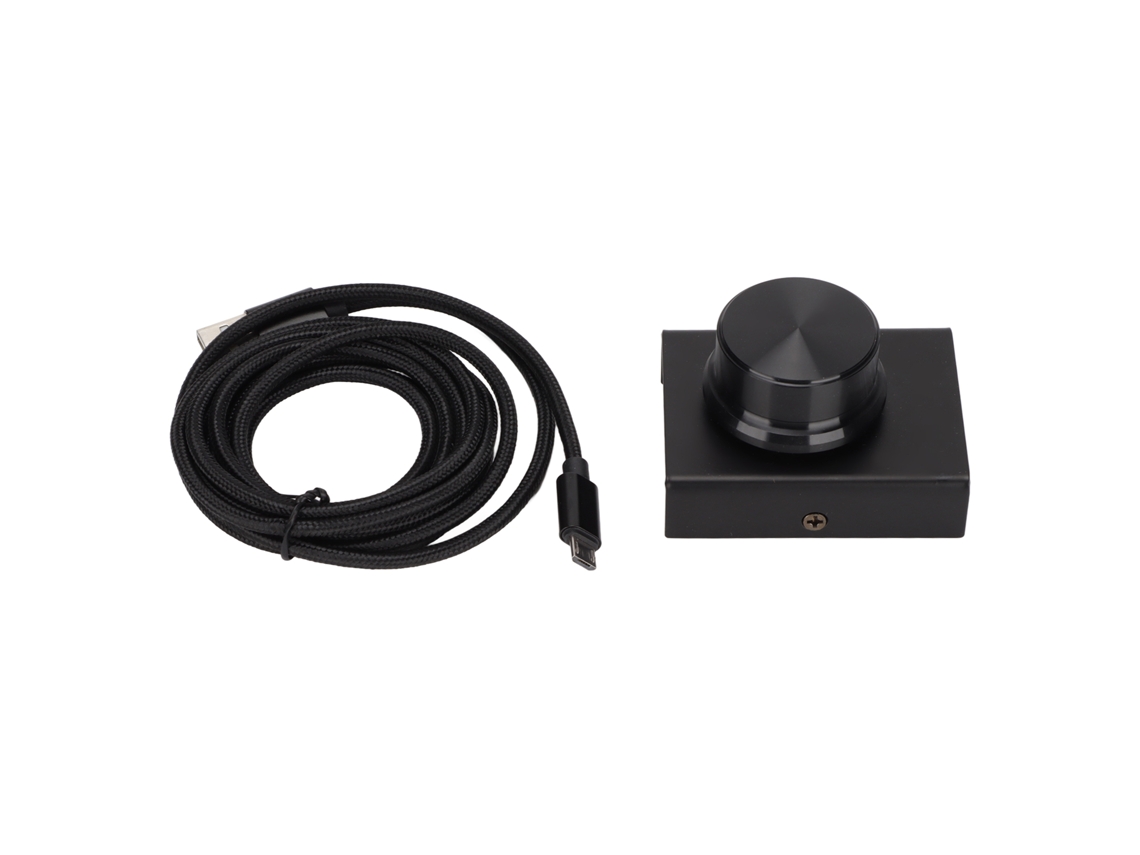 Controle De Volume Usb Com Mudo One Key Cabo 2m Metal Compatível Com Win E Os X
