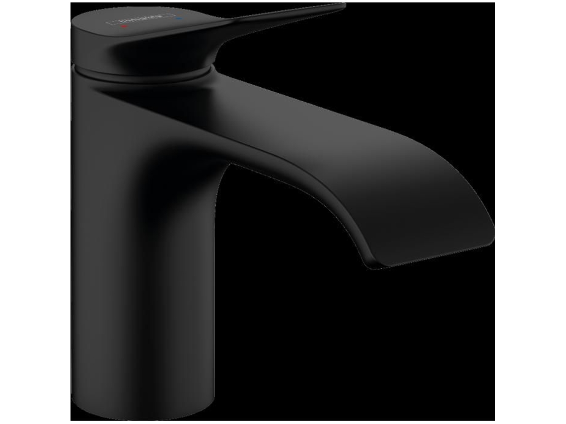 Hansgrohe Vivenis Mezclador de lavabo con desagüe y desagüe negro mate 75010670