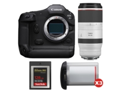 Canon Eos R1 + Rf 100-500mm F/4.5-7.1 L Is Usm + 1 Sandisk 128gb Extreme Pro Cfexpress Type B + 3 Canon Lp-e19 + Ebook Pricedirect