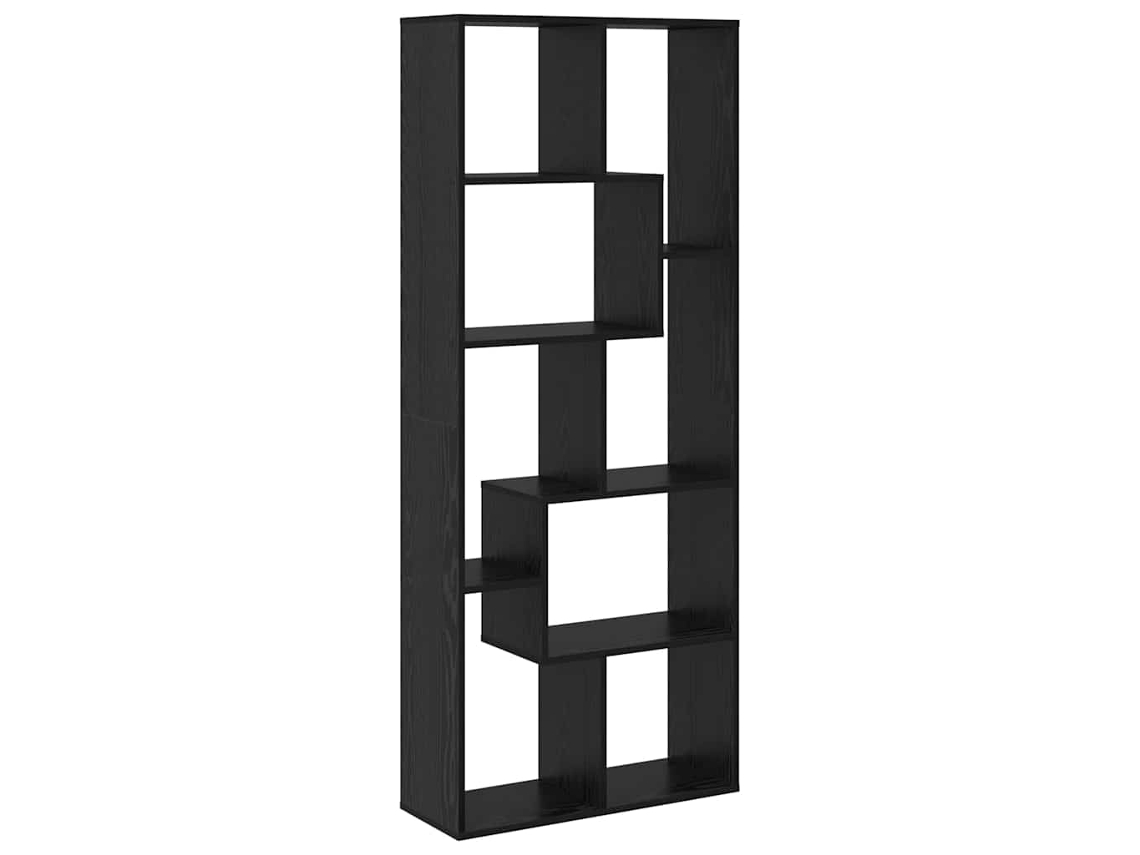 Maison Exclusive - Librería Roble Negro 67 X 25 X 162 Cm Madera De Ingeniería