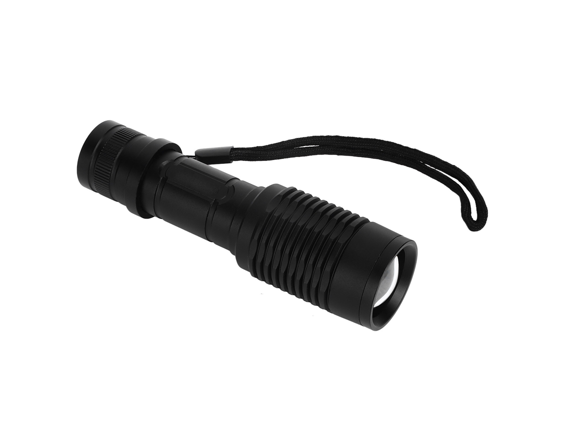 Linterna LED 2026 con luz potente de 2000 lúmenes, zoom telescópico, resistente al agua para aventuras, viajes, senderismo y acampada.