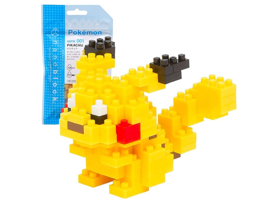 Juguete Nanoblock Nbpm001 Nb - Pikachu - Kit de construcción de Pokémon