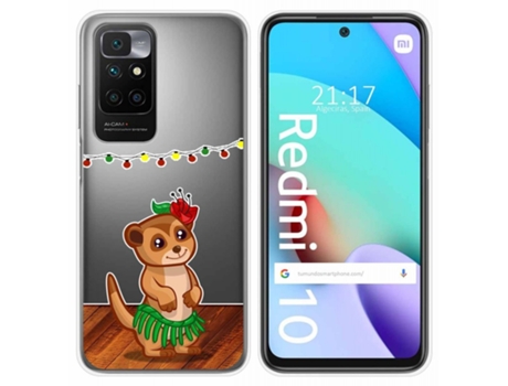 Carcasa Xiaomi Redmi 10 TUMUNDOSMARTPHONE Dibujos Transparente Multicolor