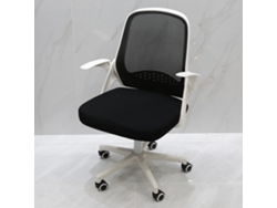Silla de oficina ergonómica con respaldo de malla ajustable y giratoria
