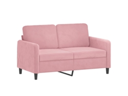 Juego De Sofás 2 Piezas Terciopelo Rosa