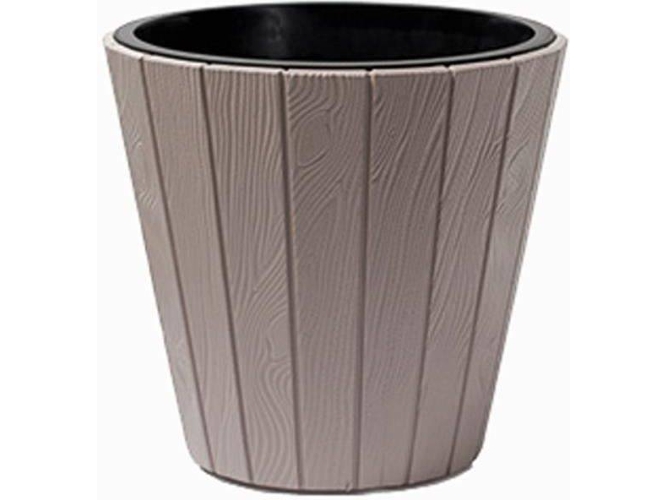 Maceta OUTRA PROSPERPLAST PLASTIKEN Woode Marrón (393 mm)