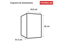 Lavavajillas ELECTROLUX ESA22100SW (9 Cubiertos - 44.6 cm - Blanco) —  