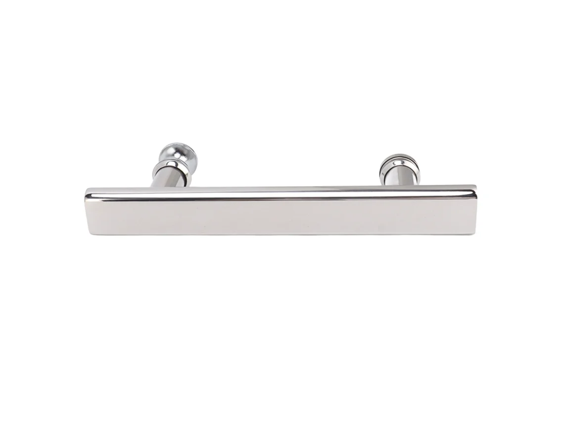 Manilla de acero inoxidable Firstx para puerta corredera de baño con puerta de cristal.