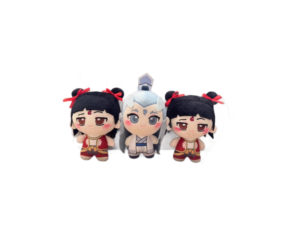 Pelúcia Nezha Boneco de Pelúcia, Decoração, Personagem de Animação Chinesa CHABERLU