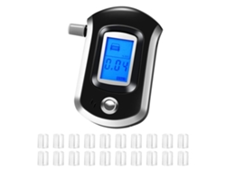Analizador de alcohol portátil, equipado con sensor semiconductor y pantalla de vidrio líquido.