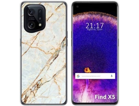 Carcasa para Oppo Find X5 5G TUMUNDOSMARTPHONE Dibujos Mármol 13 Multicolor