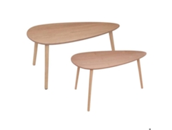 Mesa de centro Miléo X2 Natural Atmosphera Natural