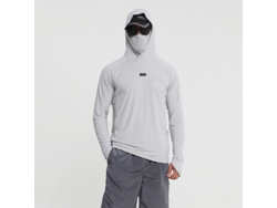 Camisa de manga larga para hombre Yuysan con protección solar y mascarilla, ideal para la pesca, de secado rápido y con protección UV.