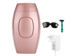 Máquina De Depilación Láser Indolora Ipl Para Cuerpo Y Zonas Privadas Epilador Depilador Rosa