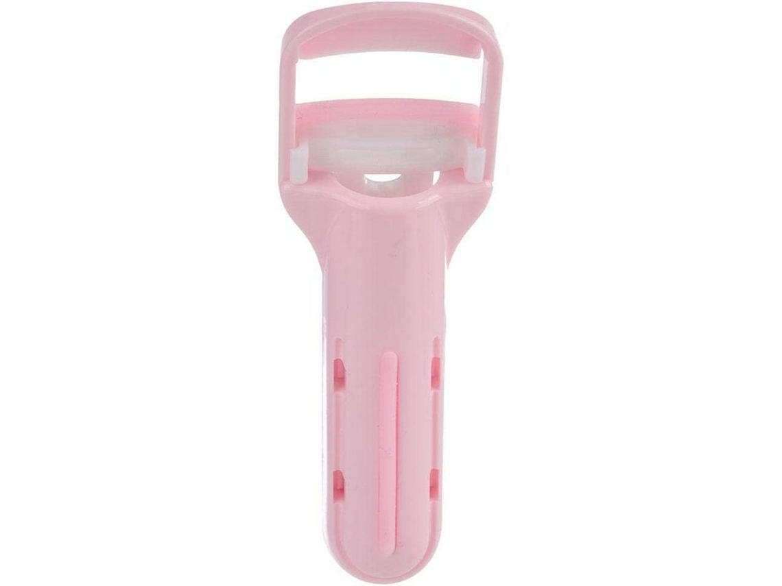 Aplicador De Esmalte De Pestañas, Dispensador De Esmalte De Pestañas Con Resorte, Diseño Ergonómico, Material Abs, Rosa, Portátil Para Viajes.