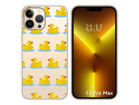 Carcasa iPhone 13 Pro Max (6.7) TUMUNDOSMARTPHONE Dibujos Transparente Multicolor
