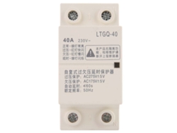 Relé Protector De Sobretensión/subtensión Ajustable Con Reconexión Automática 2p40a