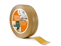 Rodapié de PVC de 32 x 23 mm, 10 m, flexible, autoadhesivo, suave, roble Quest