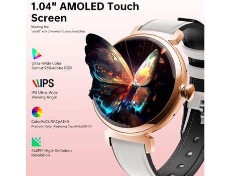 Reloj inteligente con seguimiento de actividad física para mujer con pantalla táctil de 1,04 pulgadas Reloj inteligente para mujer con monitor de s...