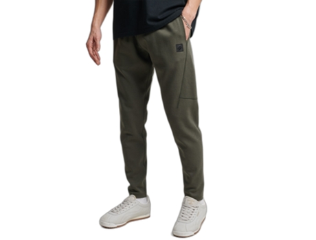 Pantalones de Chándal para Hombre SUPERDRY (2XL - Algodón - Verde)