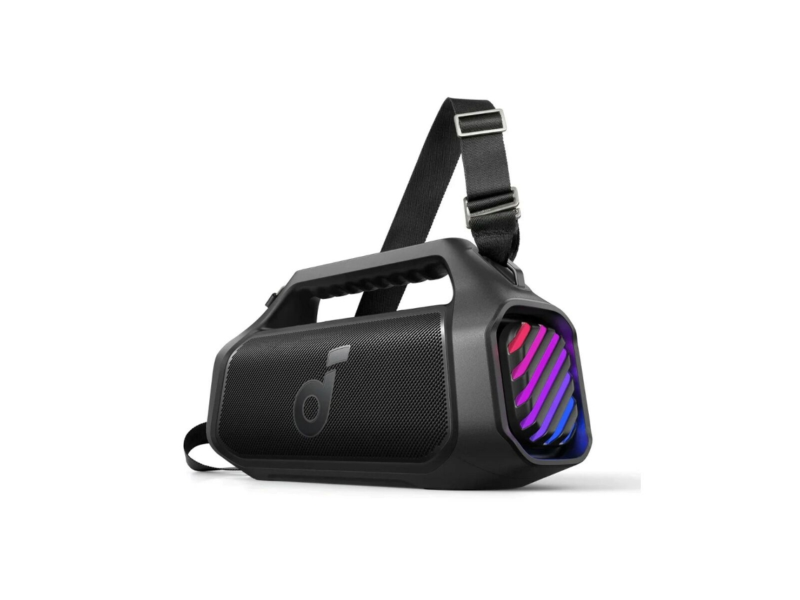 Altavoz Bluetooth Portátil SOUNDCORE Boom 2 Plus (Negro - Bluetooth 5.3 - 140 W)