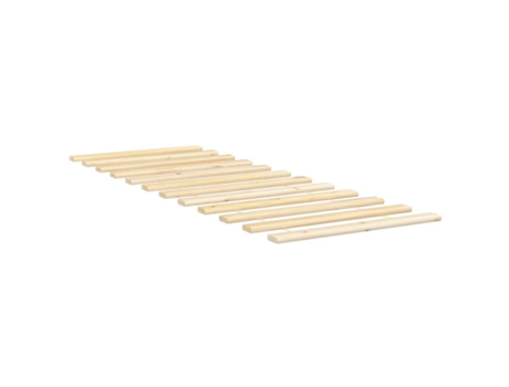 VIDAXL Somier de Lamas Marrón (70x200cm)