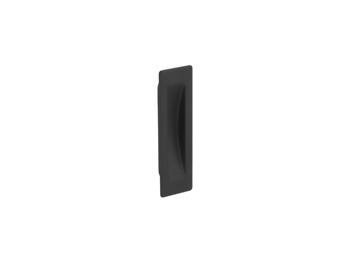 Tirador Empotrado De Zamac Distancia Entre Centros De 96 Mm Barniz Negro Mate Lote De 6mm