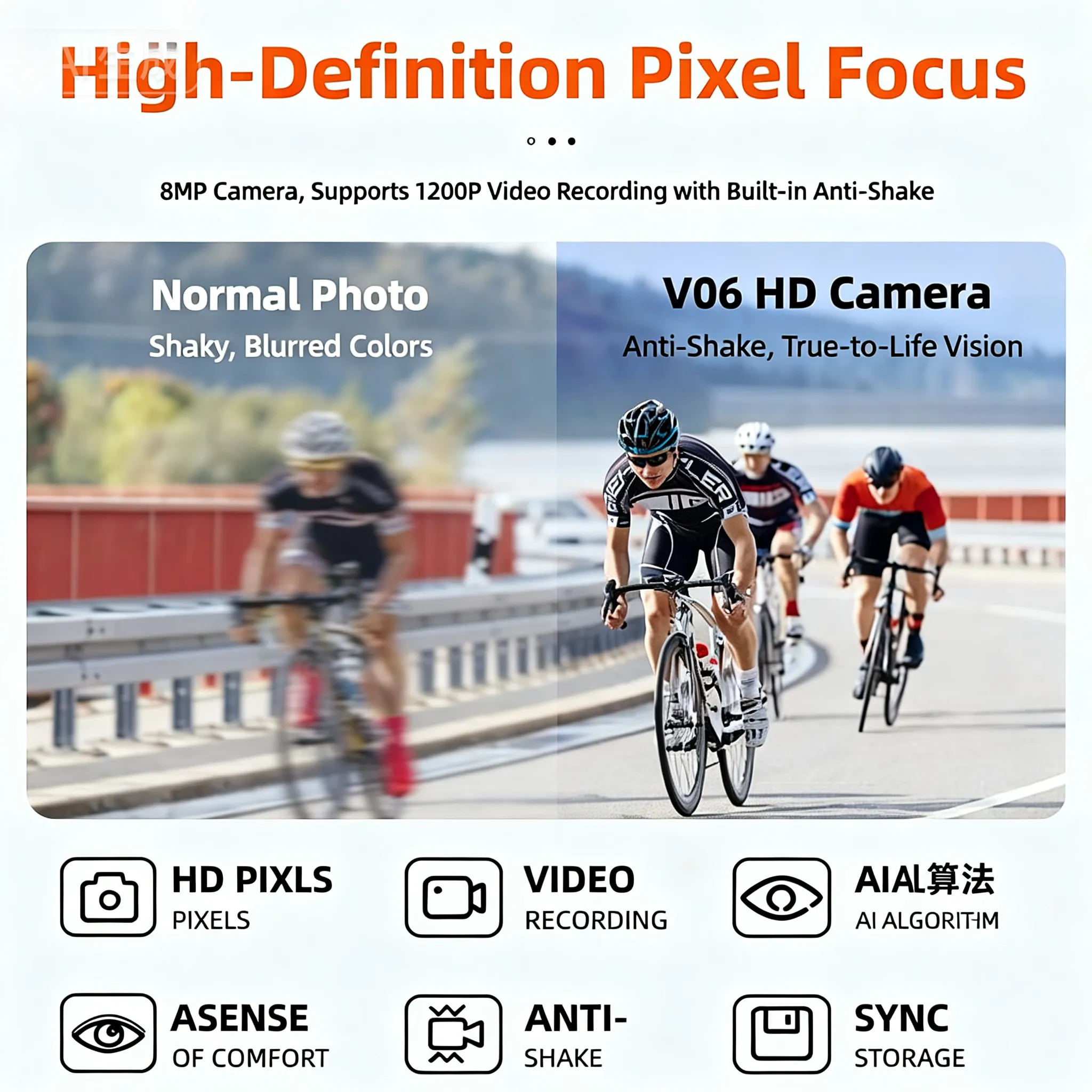 Gafas Inteligentes Con Cámara 2k Y Audio 360°