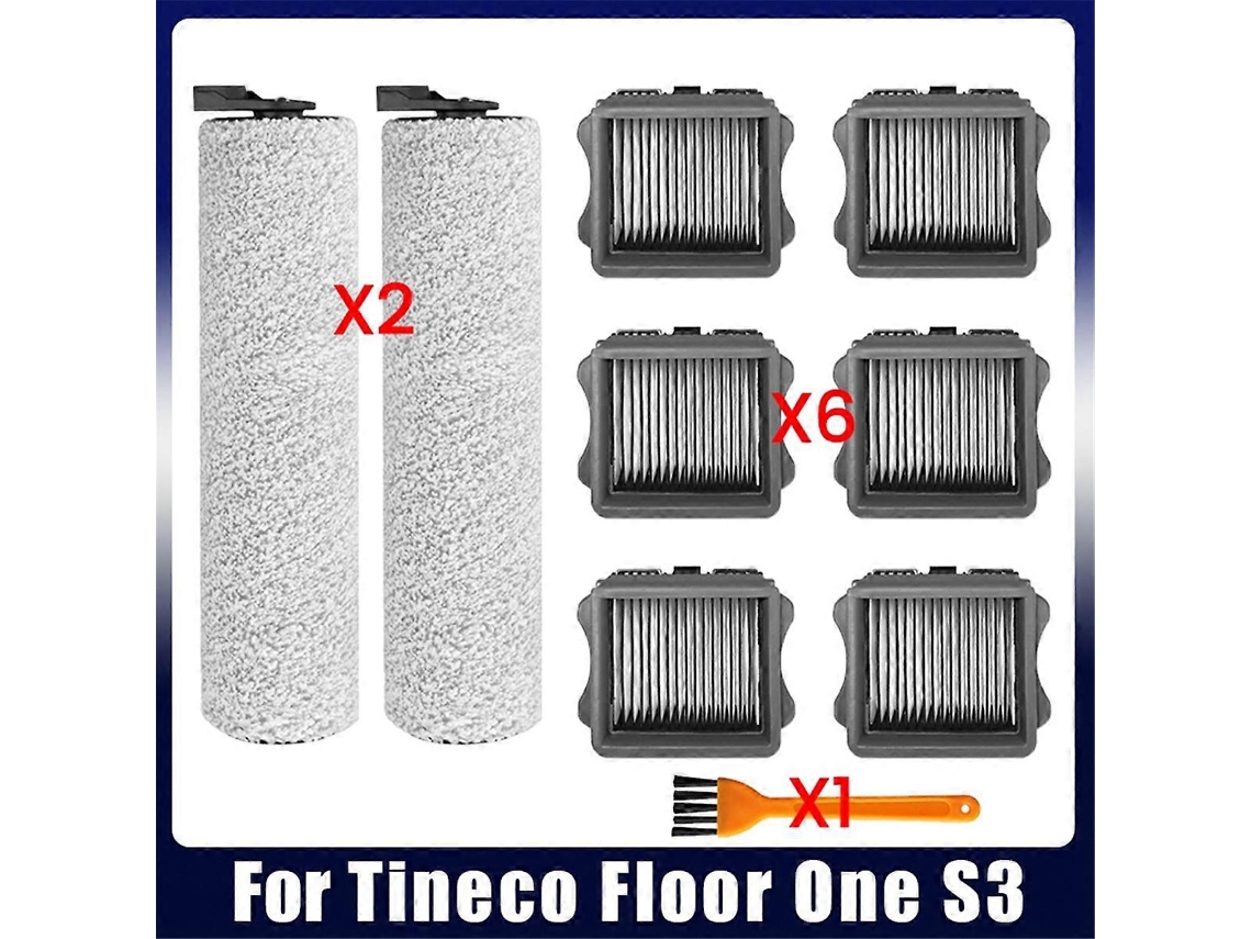 Para Aspirador De Pó Sem Fio Ifloor 3 / Floor One S3 Peças De Reposição Escova De Rolo Filtro Hepa Saisiyiky