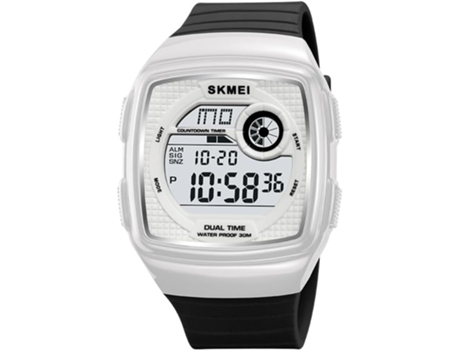 VEANXIN Reloj de pulsera impermeable con alarma digital deportiva cuadrada-Ejército verde