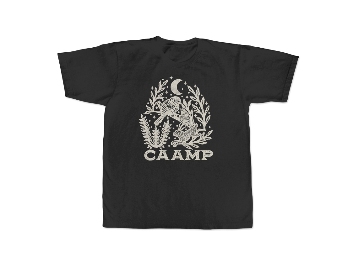 Caamp Bird T-shirt Rockinstone Unisex Adults Best Sellers Size:l