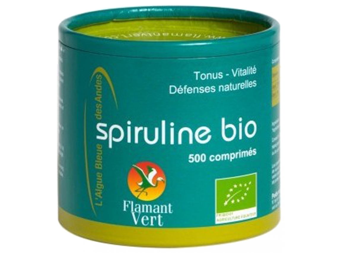 Spirulina Bio 500 Comprimidos de 500 Mg FLAMANT VERT