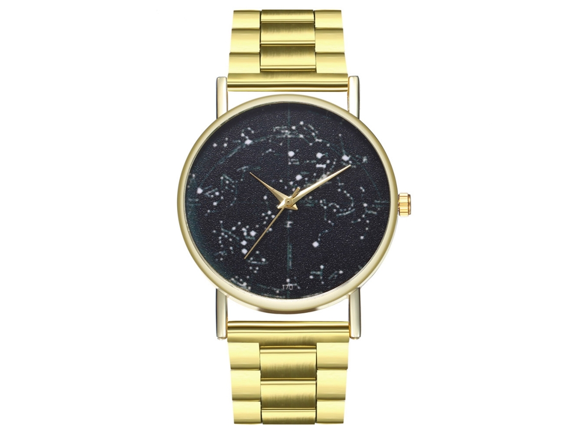 Reloj De Pulsera Analógico De Negocios Con Brazalete De Acero Para Parejas.