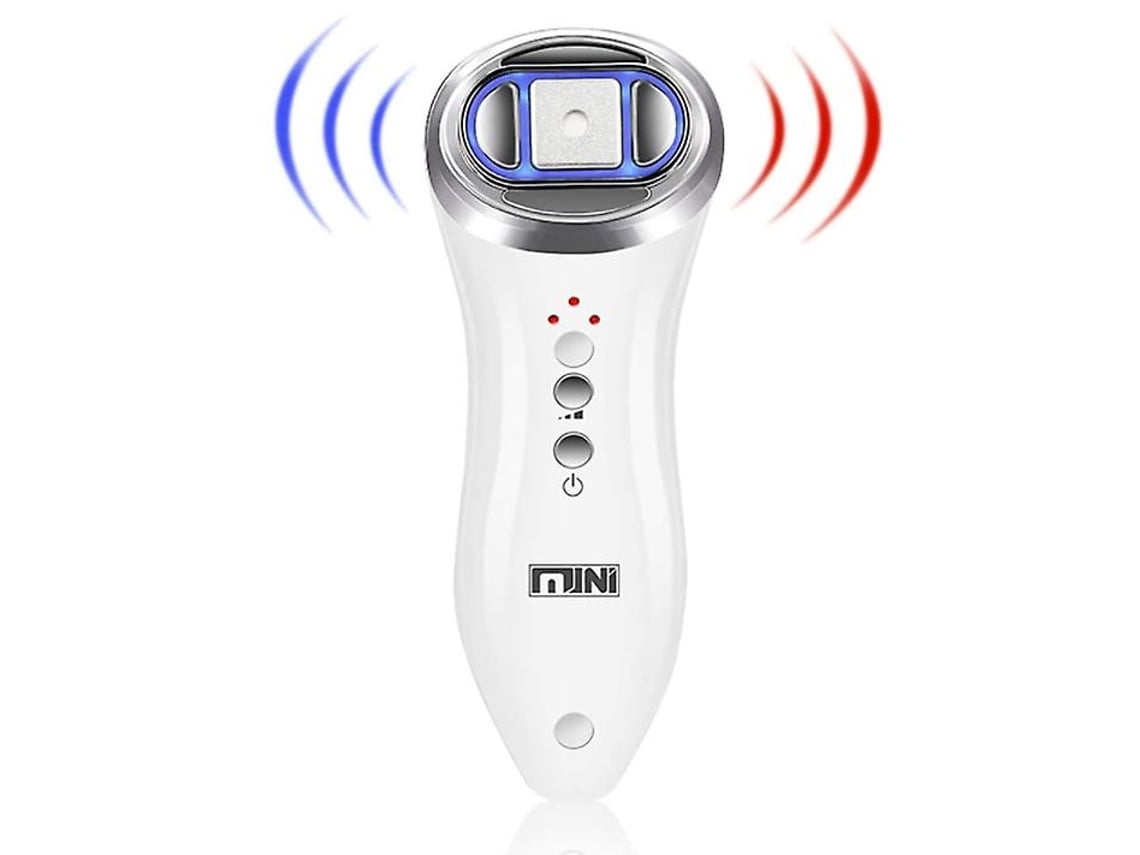 Mini máquina facial de radiofrecuencia LED para reafirmar la piel, eliminar arrugas por ultrasonidos, calentar fotones y rejuvenecer de Yunzii.