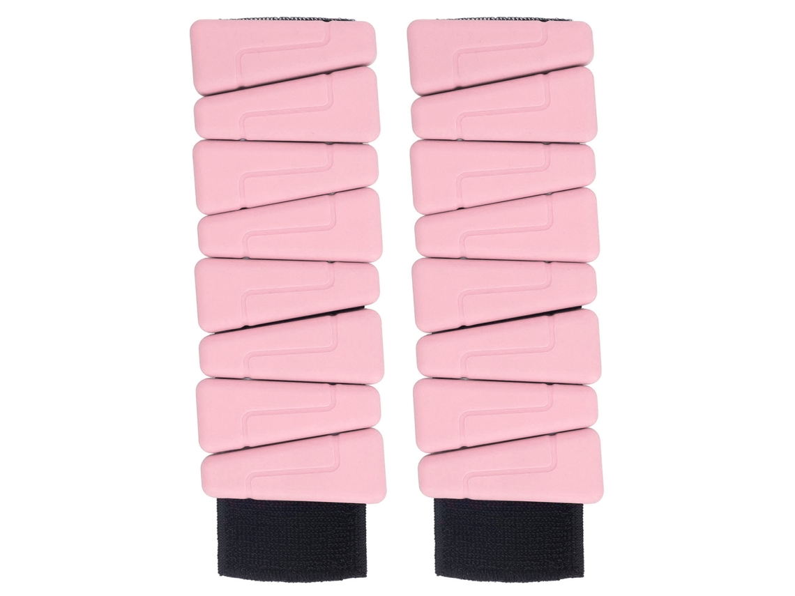 Pulsera De Peso Ajustable Para Muñeca Y Tobillo, De Resina, Para Fitness Y Deportes, Rosa, 2 Unidades.