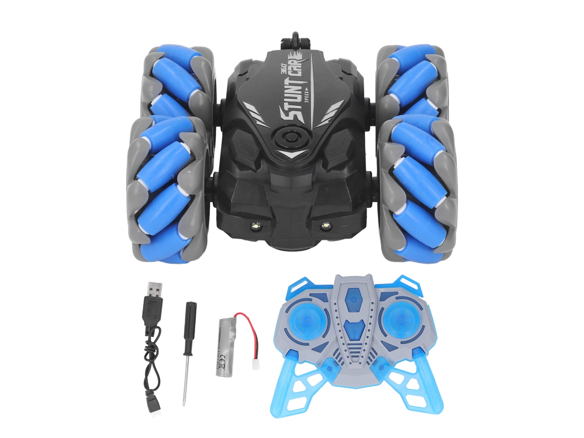 Coche Acrobático Teledirigido Con Sensor De Gestos, 2,4 Ghz, Rotación De 360 Grados, Luces Y Música Para Niños.