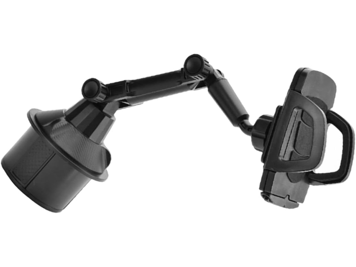 Soporte Ajustable Para Teléfono Móvil Y Portavasos Para Smartphones, Fabricado En Material Abs Ligero.