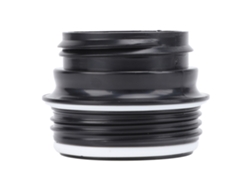 Adaptador Reutilizable De Plástico Para Tapas De Botellas, Compatible Con Diferentes Tapas O Pajitas - Negro