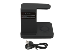 Cargador Inalámbrico 3 En 1 (carga Rápida De 15w, Compatible Con Teléfonos/relojes/auriculares)