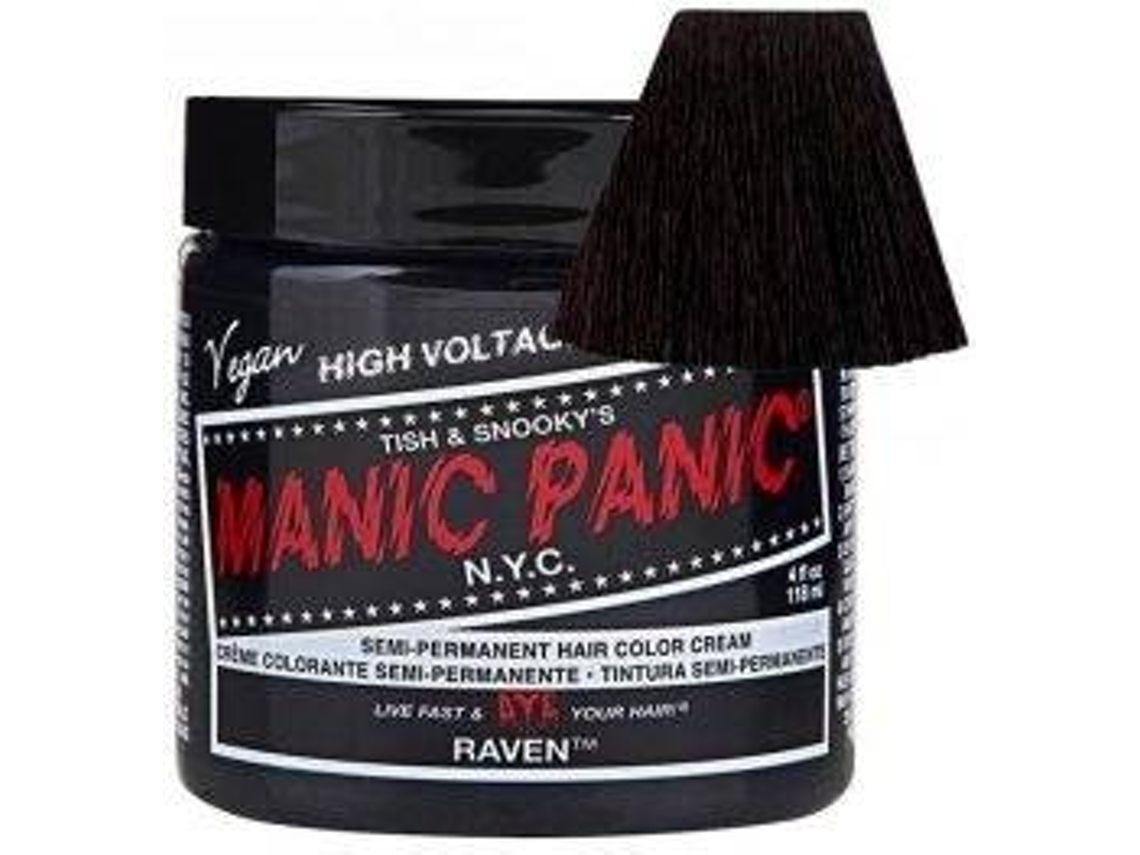 Crema de Coloración  Semi-Permanente MANIC PANIC Raven (118 ml)
