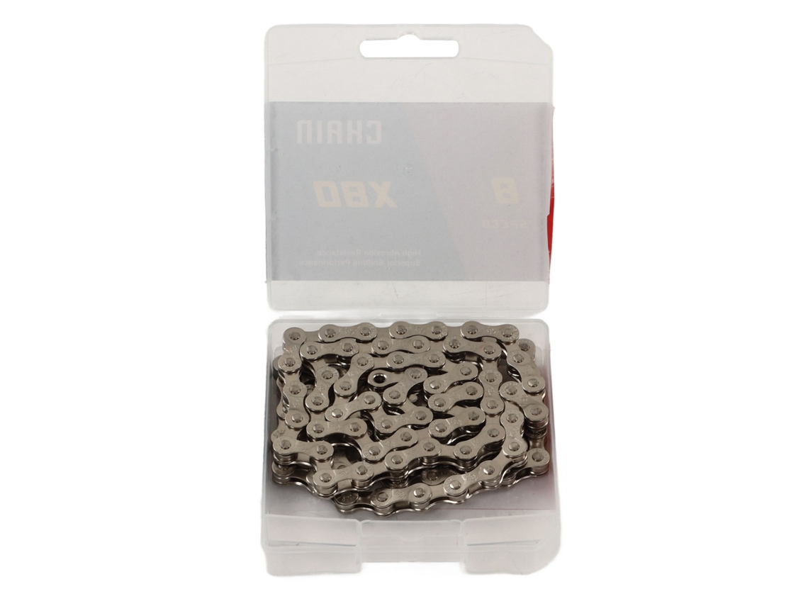 Cadena Universal De 8 Velocidades Para Bicicleta De Montaña Y Carretera, Velocidad Variable, Color Plata.