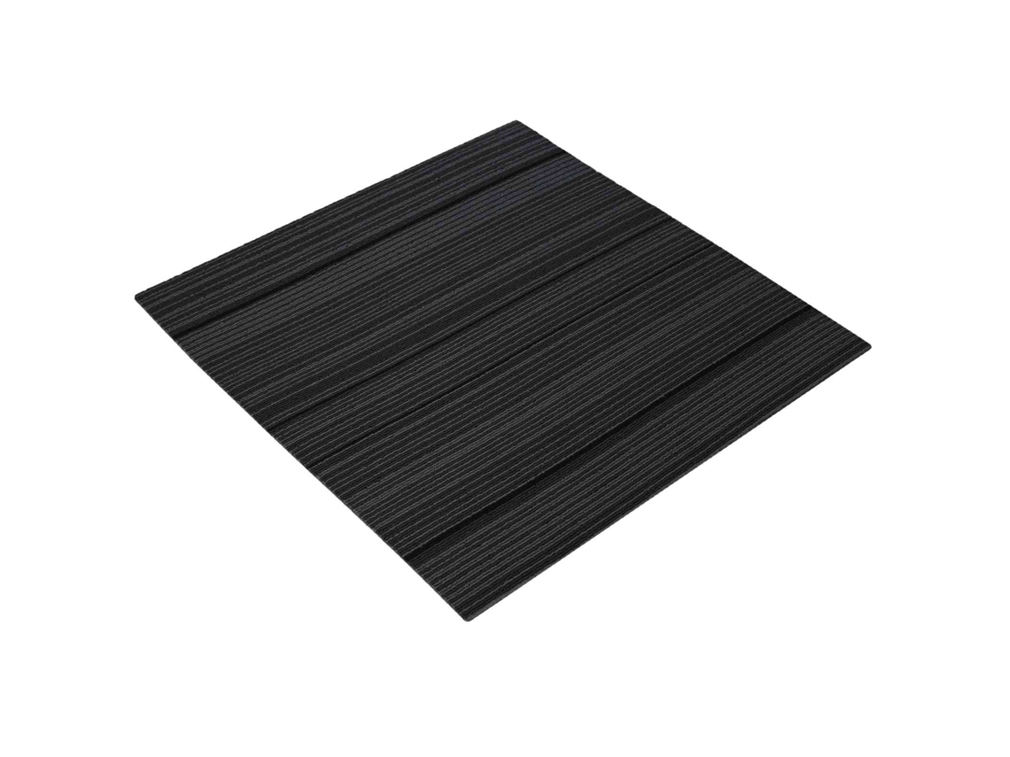 Vidaxl Azulejo De Alfombra Raya Gris Claro 50 X 50 Cm 4 Pcs Pp Y Betún