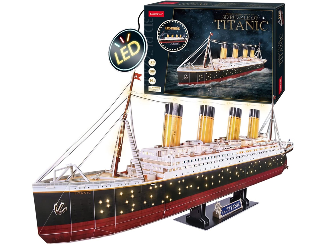 Puzzle 3D Titanic (14 años - piezas)